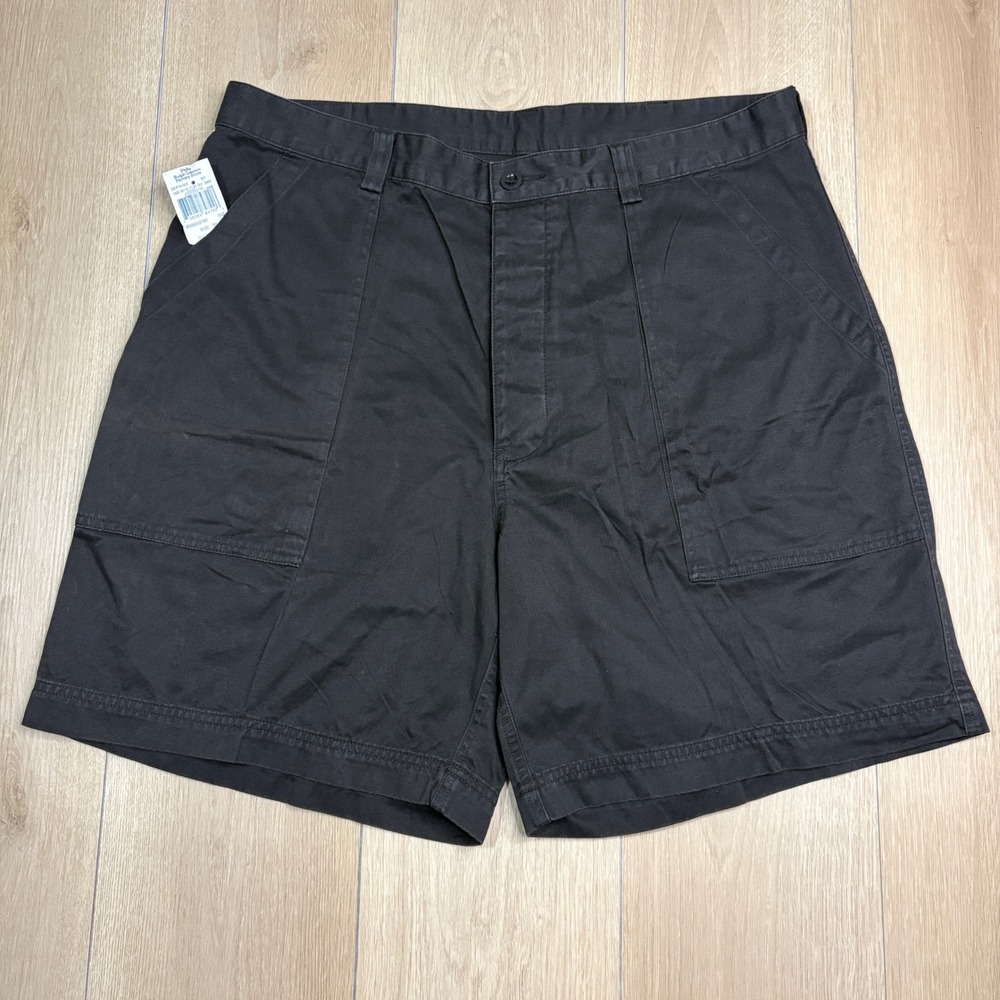 Polo Sport Ralph Lauren Sportsman Men Black Cotton Utility Shorts Size 38 NWT